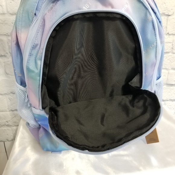 PINK Victoria's Secret Tie Dye Collegiate Backpack Bag Logo Full Size New - Picture 14 of 16